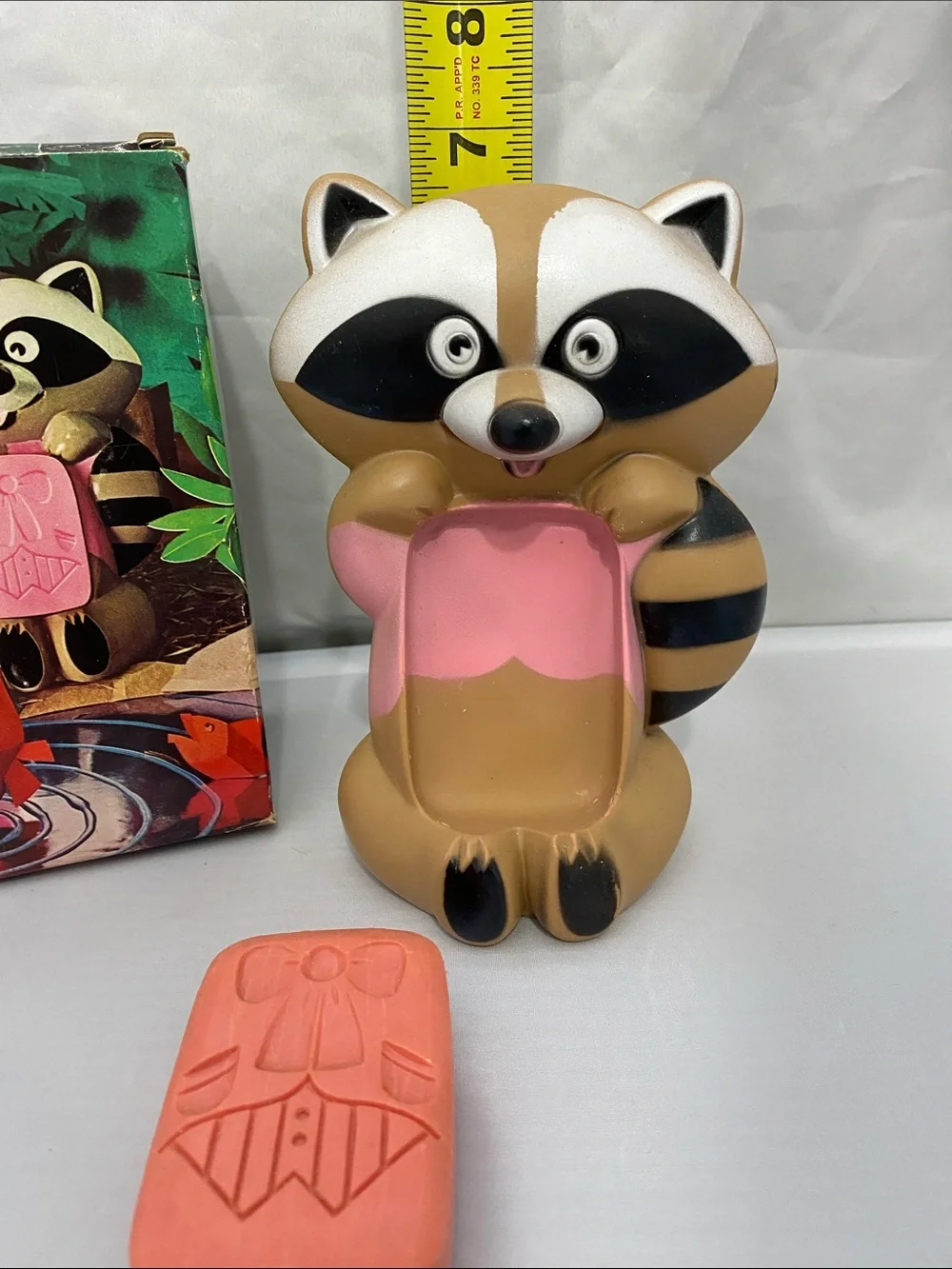 Avon Reginald Raccoon Floating Soap Dish